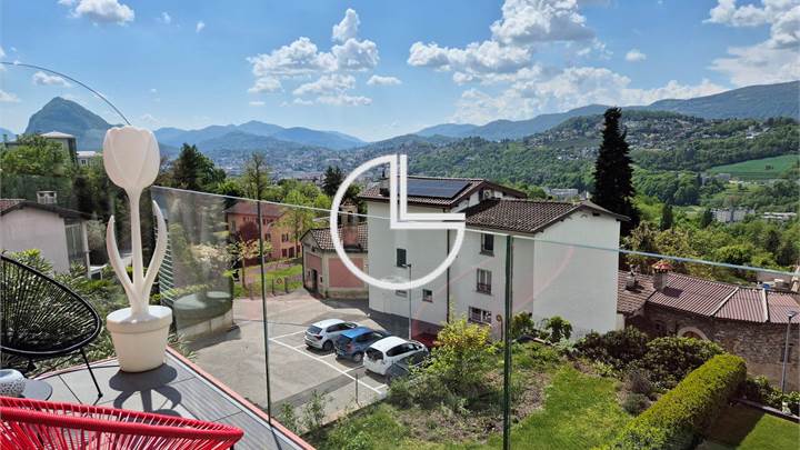 2599_Davesco. Maisonnette con vista panoramica.