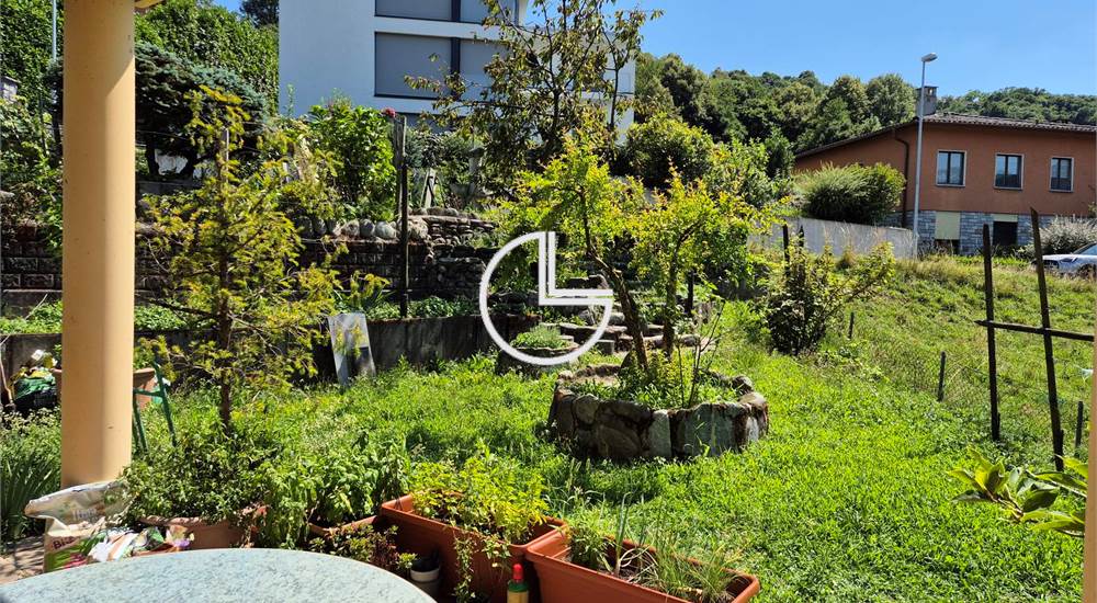 Terrazza a livello giardino