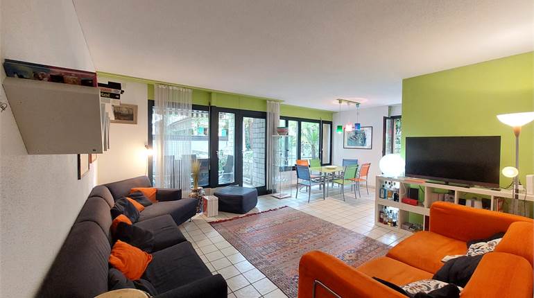 Massagno, app. 4.5 locali con giardino privato