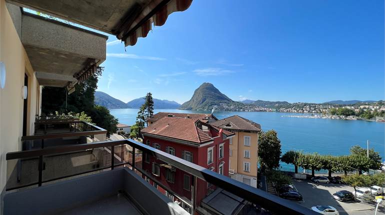 Rif. 2688 Cassarate ampio 3.5 locali con vista lago 